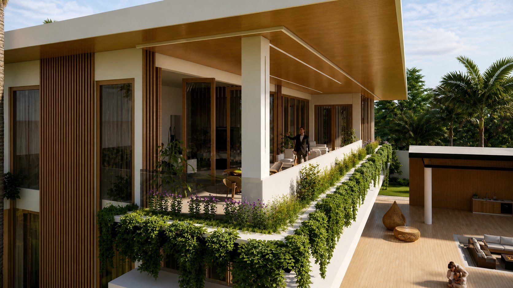 Villa Hacienda B-45 — covered terrace